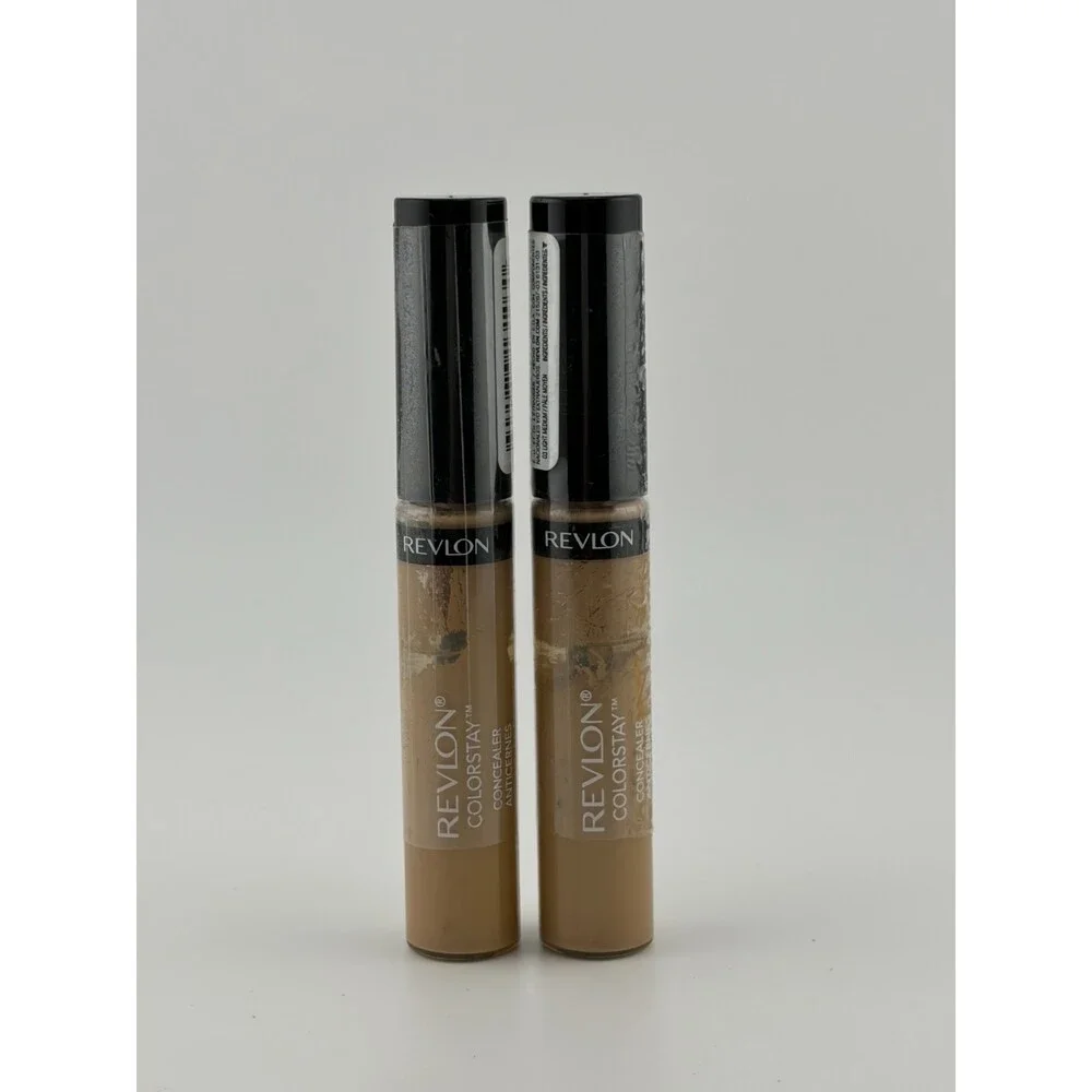 New Revlon ColorStay Full Coverage Concealer Makeup 03 Light Medium - Set of 2